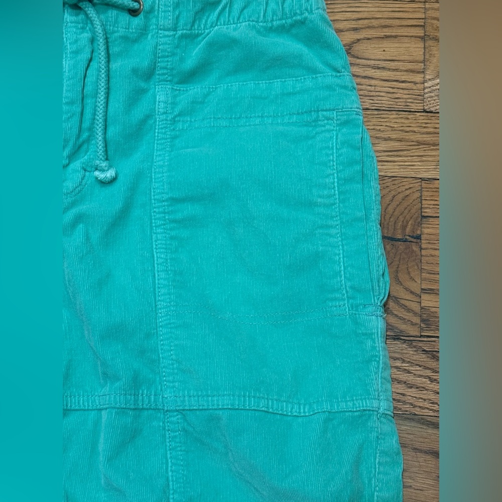 We the Free. Angelo Mid Rise Pull-On Corduroy Jogger. Green. Size Small. - Picture 6 of 11